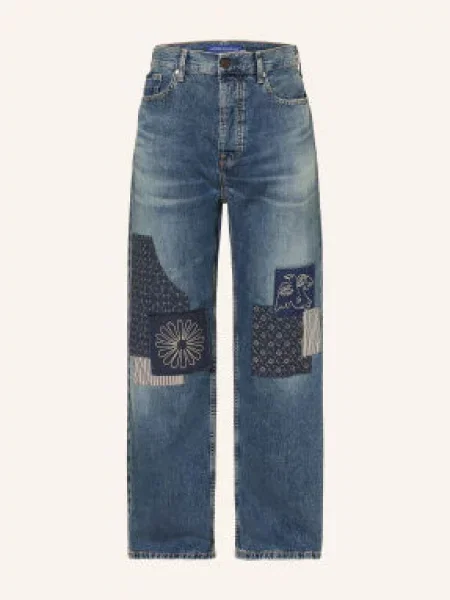 Scotch & Soda Jeansy The Pitch Loose Fit blau granatowe
