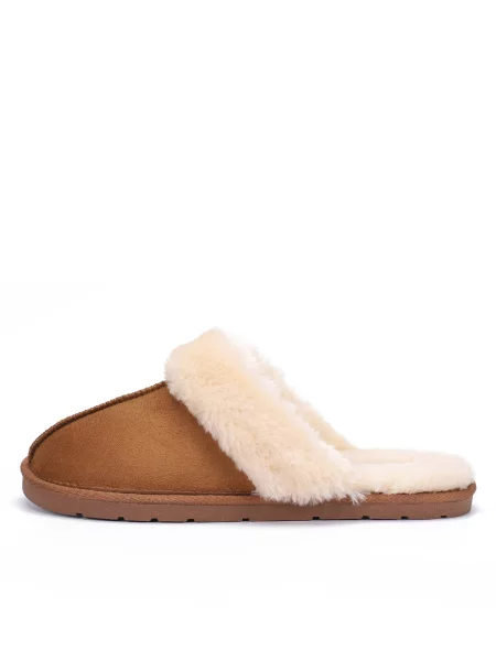 Island Boot Pantofle EMEFA světle hnědá