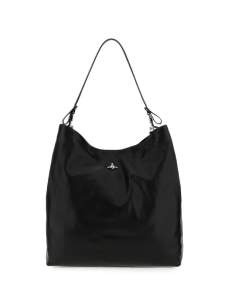 Geantă Vivienne Westwood din piele negru