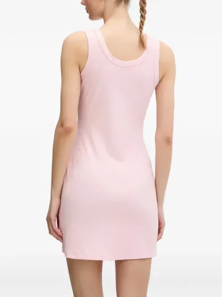 Rochie mini Guess cu autograf roz