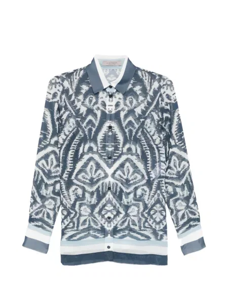 Gulerat cămașă D.exterior albastru