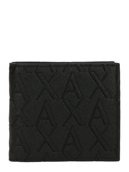 Portofel Mare pentru Bărbați Armani Exchange negru