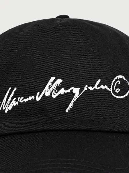 Căciulă Mm6 Maison Margiela cu imagine negru