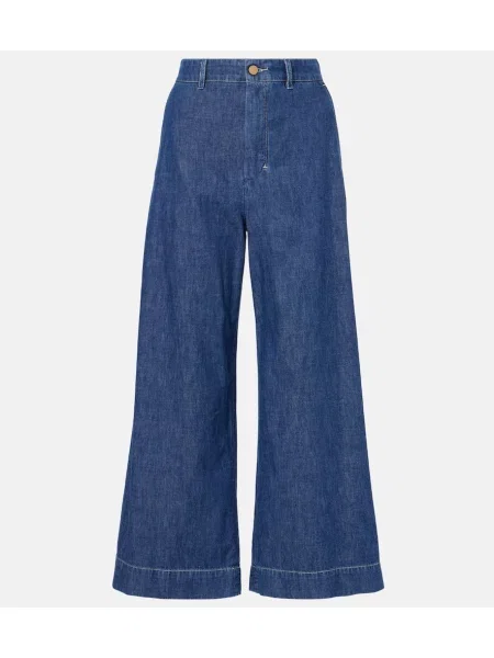 Blugi 's Max Mara cu talie înaltă albastru