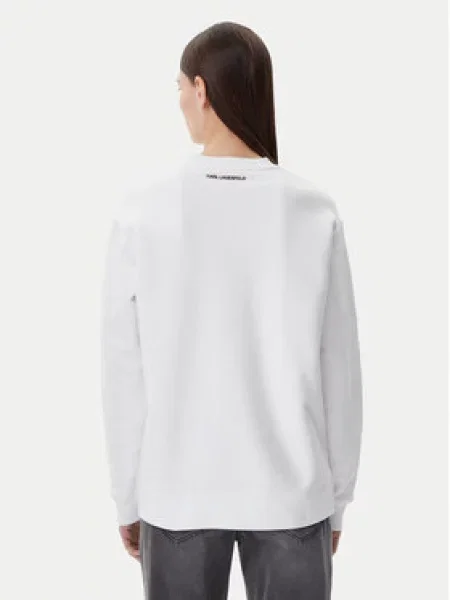 Mikina KARL LAGERFELD bílá