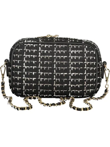 Tvídová kabelka Valentino Bags čierna