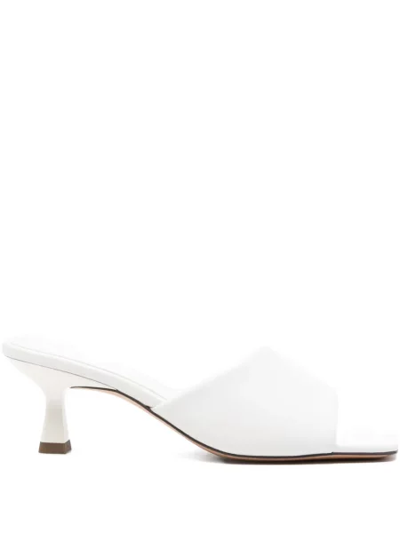 Sandale Sandro din piele alb