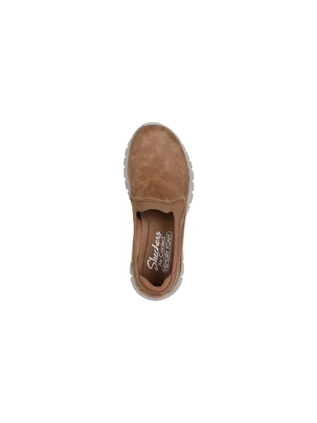 Slip on félcipő Skechers szürke