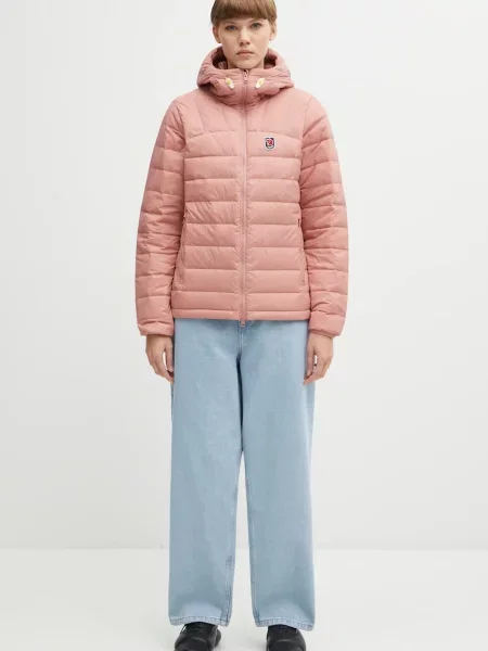 Пуховик Fjallraven розовый