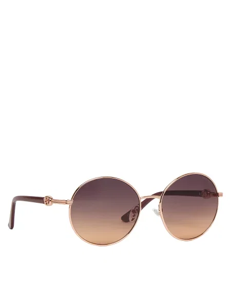GUESS Ochelari de soare auriu roz / roșu bordeaux maro