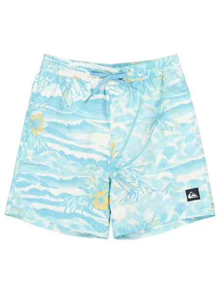 Szorty kąpielowe dla Chłopcy EVERYDAY PRINTED VOLLEY niebieski