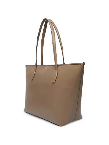 Geantă shopper Boss cu autograf maro