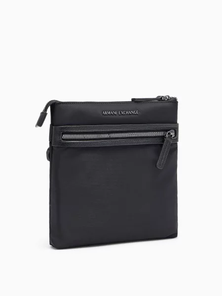 Armani Exchange Мессенджер чорний