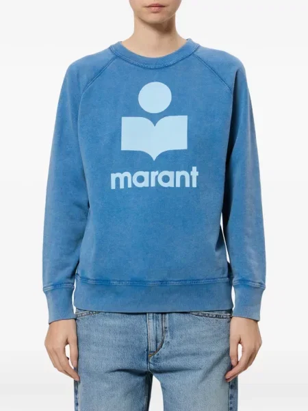 Суитчър Marant Etoile с принт синьо