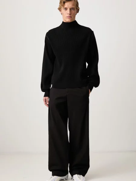 Sweter Puma wełniany czarny