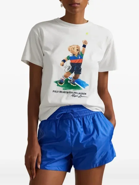 Kožna odgovarati kapa Polo Ralph Lauren s vezom plava
