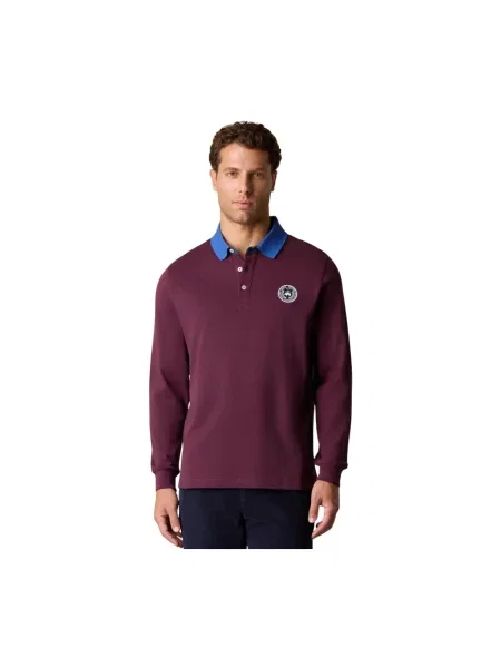 Koszulka polo Brooks Brothers z logo czerwona