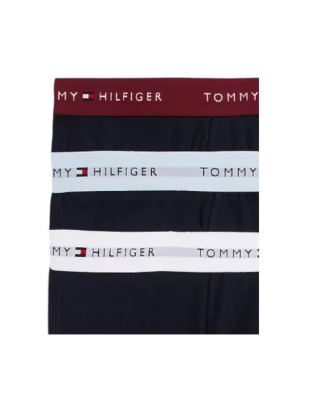 Majtki Tommy Hilfiger ze stretchu niebieskie