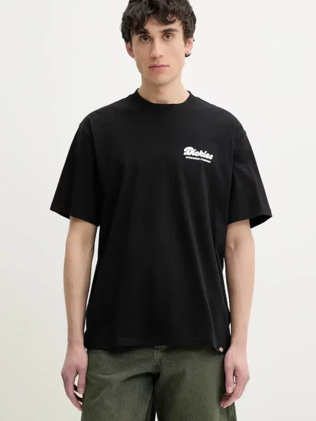 Тениска Dickies с принт черно