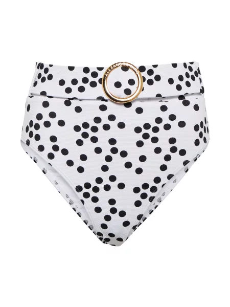 Bikini Alexandra Miro w grochy biały