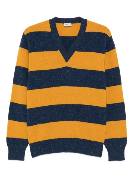 Vuneni džemper Gallia s V-izrezom plava