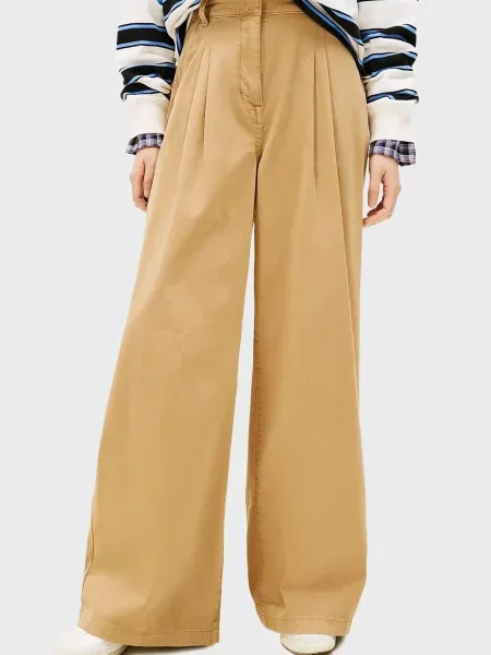 Широкі чіноси Tommy Jeans бежеві