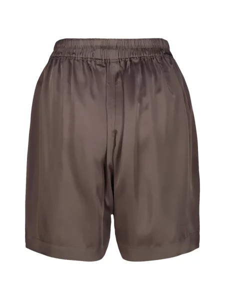 Pantaloni scurți Rick Owens cu cordon maro