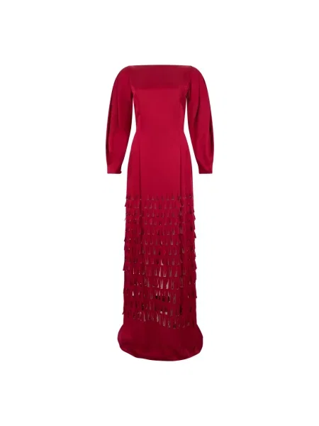 Sukienka Alberta Ferretti czerwona