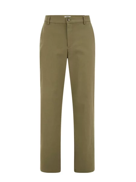 WE Fashion Pantaloni eleganți oliv