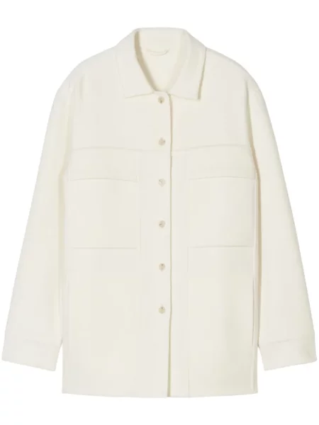 Geacă Closed din fetru alb