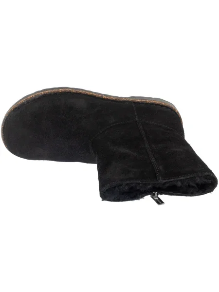Pantofi Birkenstock din piele de oaie negru