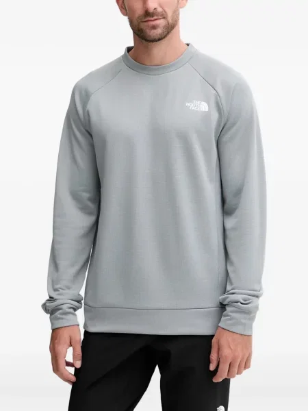 Hanorac crewneck The North Face cu decolteu rotund gri