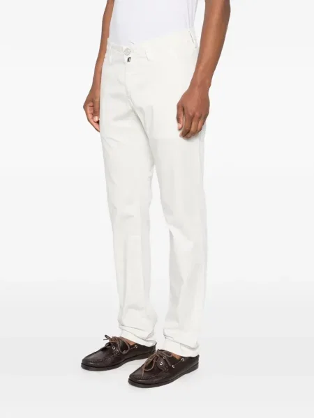 Pantaloni Jacob Cohën alb