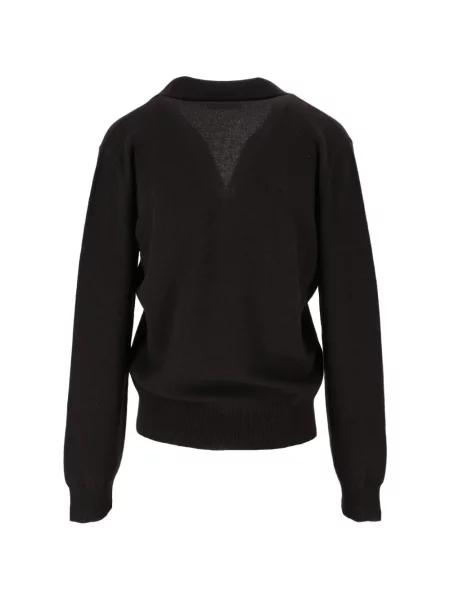 Lung tricou polo Kangra negru