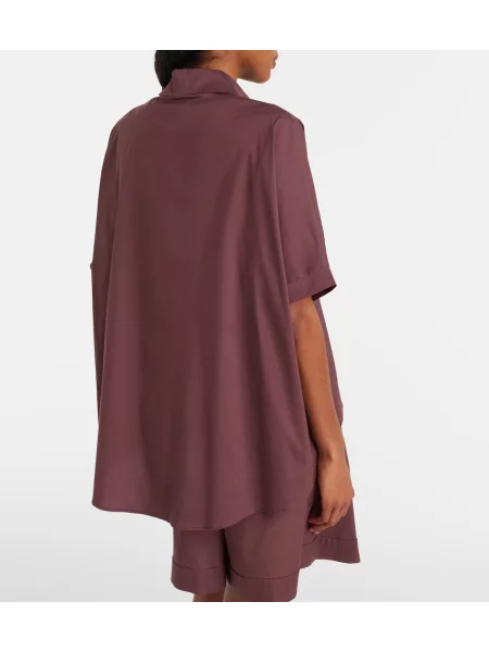 Cămașă Max Mara bordo