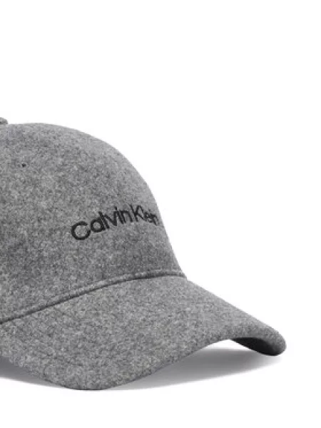Calvin Klein Kšiltovka šedý melír černá