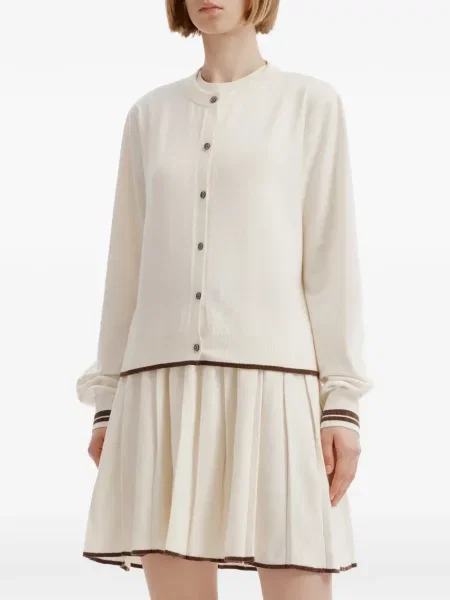 Cu centură rochie mini B+ab alb