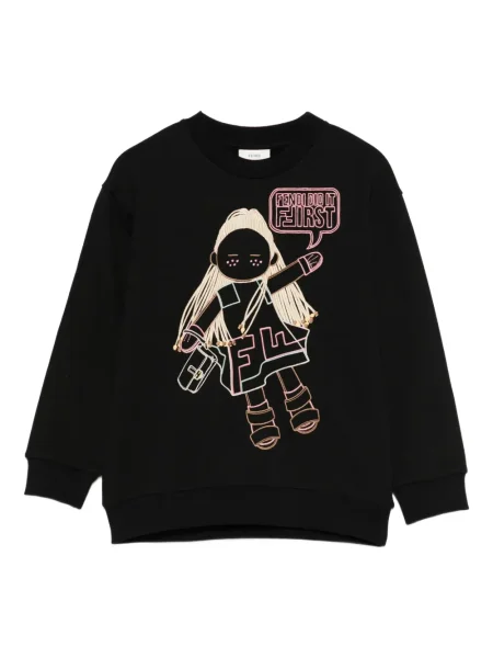 Bluza dziecięca Fendi czarna