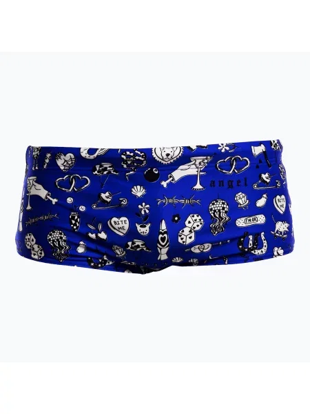 Boxeri de înot pentru bărbați Funky Trunks Sidewinder Trunks scratchy