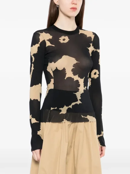 Top Less negru