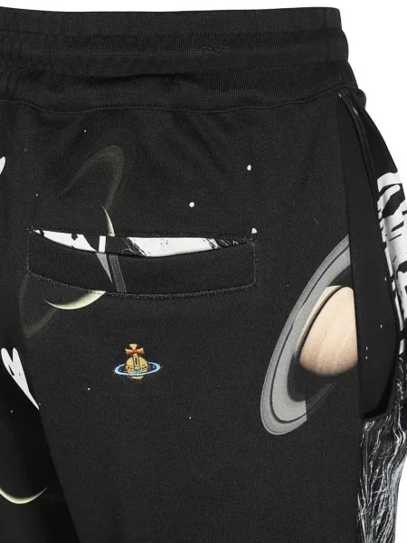 Pantaloni Vivienne Westwood cu imagine negru
