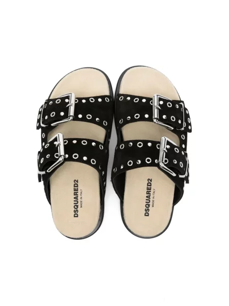 Klapki dziecięce Dsquared2 czarne