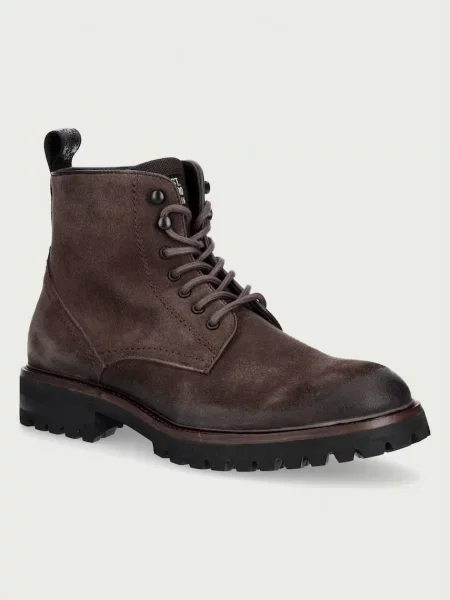 Steve Madden ghete pentru bărbați din piele întoarsă Montana maro
