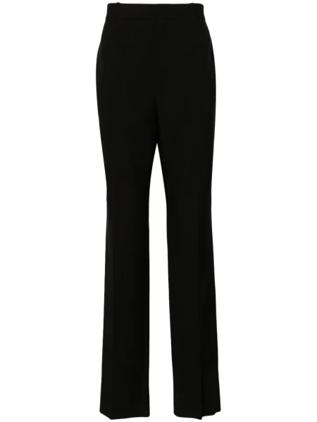 Pantaloni Saint Laurent de lână negru