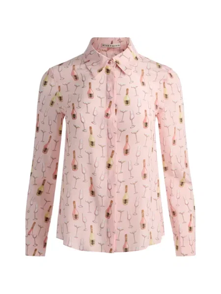 Cămașă Alice + Olivia cu imagine roz