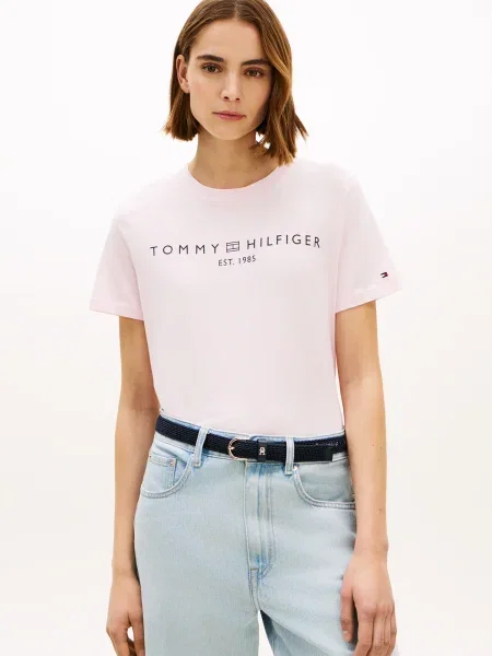 TOMMY HILFIGER Majica / črna roza