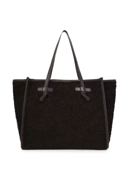 Bouclé geantă shopper Gianni Chiarini maro