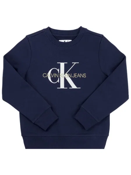 Calvin Klein Jeans Bluză Monogram Logo Bleumarin