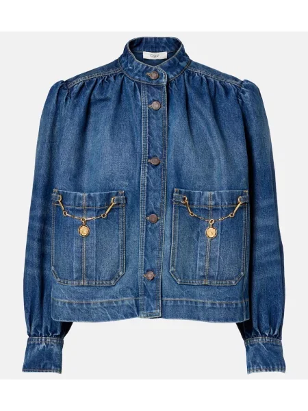 Geacă de blugi Chloé albastru