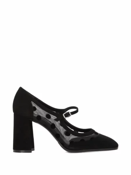 Pantofi cu toc Carel Paris plasă negru